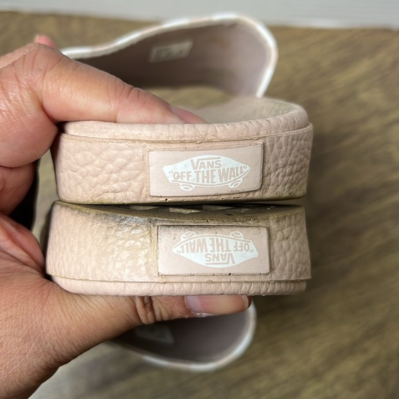 Vans Sepia Rose Checkered Slides Size 8 - Picture 7 of 11